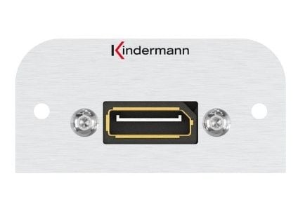 Kindermann 7441000588, DisplayPort, 1 moduuli(a), Alumiini, Alumiini, 54 mm, 6,5 cm
