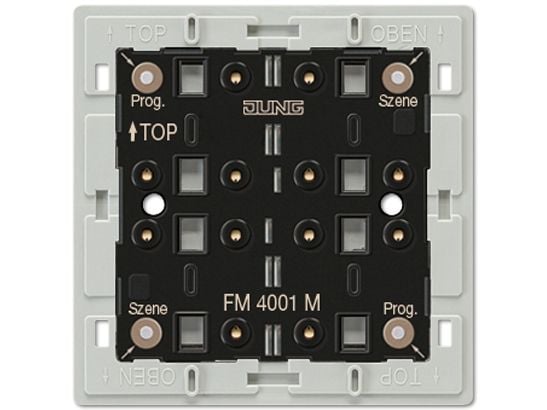 JUNG FM 4001 M, Mekanisk, 3 V, Svart, Vit