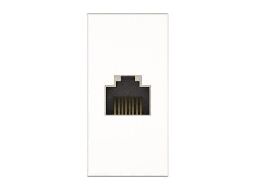 Kindermann 7464000927, RJ-45, 1 modul/-er, Vit, Plast, 4,7 cm