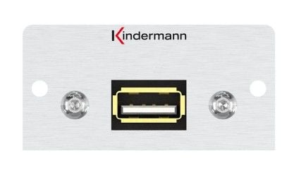 Kindermann 7444000822, USB, 1 moduuli(t), Alumiini, Alumiini, 4,2 cm