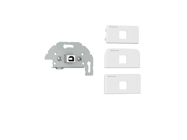 Kindermann 7456000525, USB B, USB 2.0, Valkoinen, Muovi, 4,2 cm, 1 kpl