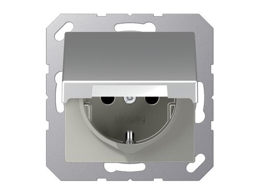 JUNG A 1520 BFKL AL, tyyppi F, alumiini, termoplast, 250 V, 16 A