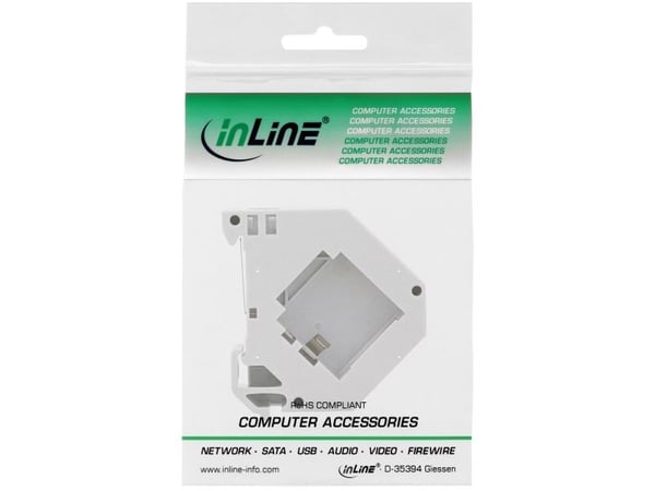 InLine 76203, Kulmikas, Harmaa, Muovi, 1 mm, 1 mm, 60 mm