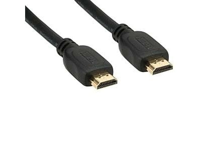 Kindermann - Highspeed - HDMI-kaapeli Ethernetillä - HDMI-uros HDMI-uros - 5 m - Musta - valettu, 4K-tuki