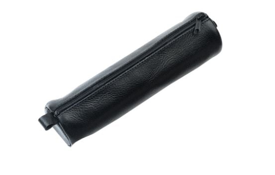 Jüscha Schlamperrolle, Pehmeä kynämyssy, Nahka, Musta, Yksivärinen, 210 mm, 60 mm