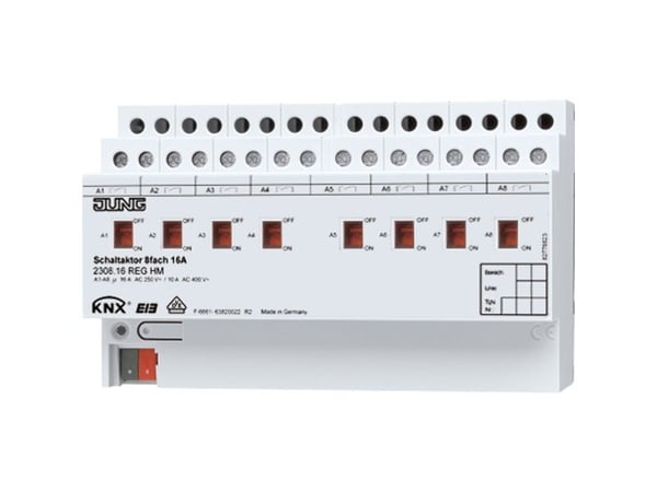 JUNG 2308.16REGHM, Muovi, -5 - 45 °C, -25 - 70 °C, 230 V