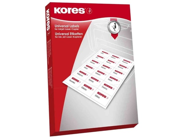 Kores LR060, Valkoinen, Universaali, Suorakulmio, A4, Saksa, Laser/Inkjet