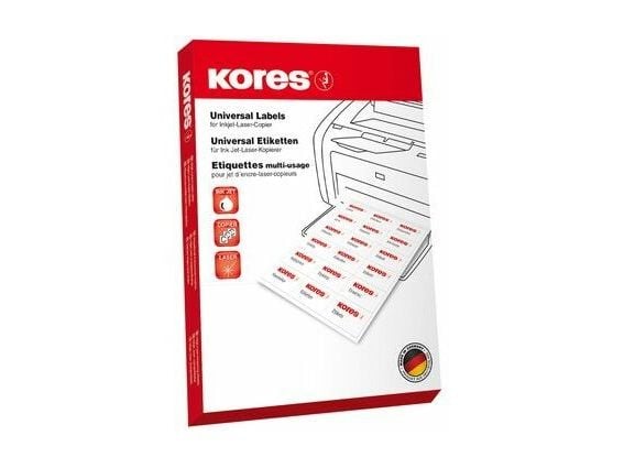 Kores L19038, Hvit, Universell, Rektangel, A4, Tyskland, Laser/Blekkskriver
