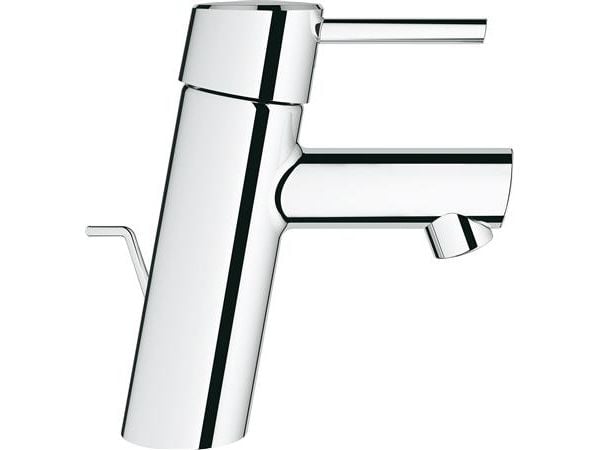 GROHE Concetto håndvaskarmatur med løftestang og 1 1/4" bundventil samt 3/8" fleksible tilslutningsslanger
