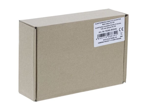 InLine 76268, DIN-skinne, Grå, SPCC, RJ-45, 113 x 160 x 45 mm, 113 mm