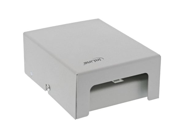InLine 76264, DIN-skinne, Grå, SPCC, RJ-45, 88 x 113 x 45 mm, 88 mm