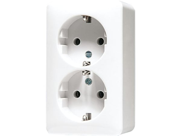 Jung pistorasia SCHUKO 6020KIAWW 2-jakkinen (6020KIAWW)