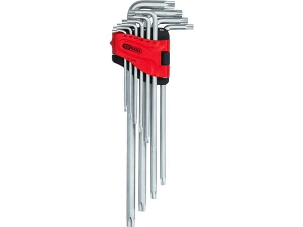 KS Tools 151.4860, Spoiler-torx, Metallisk, Stål, Kromfarget, 433 g, 10 stykker