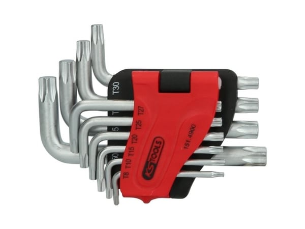 KS Tools 151.4900, Spoiler-torx, Metallisk, Stål, 228 g, 10 stykker KS Tools 151.4900, Spoiler-torx, Metallisk, Stål, 228 g, 10 stykker