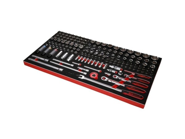 KS Tools 813.0156, Støpselsett, 156 hoder, 9,76 kg