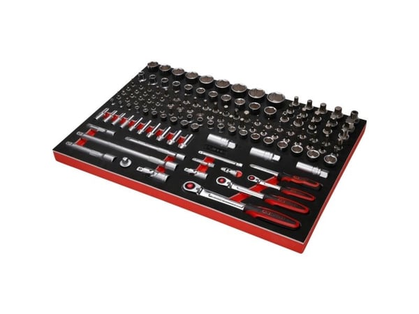 KS Tools 811.0139, Støpselsett, 139 hoder, 8,3 kg