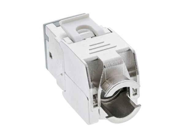 InLine 76207, Flad, Grå, RJ-45, LSA, Hunstik, Hunstik, Hunstik