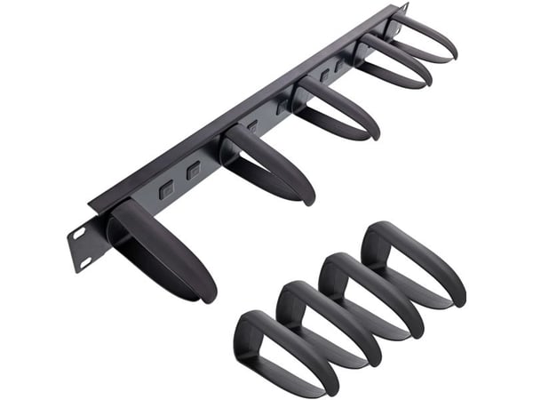 InLine 19110V, Kabelbrakett, Svart, 1 stykker, 370 g