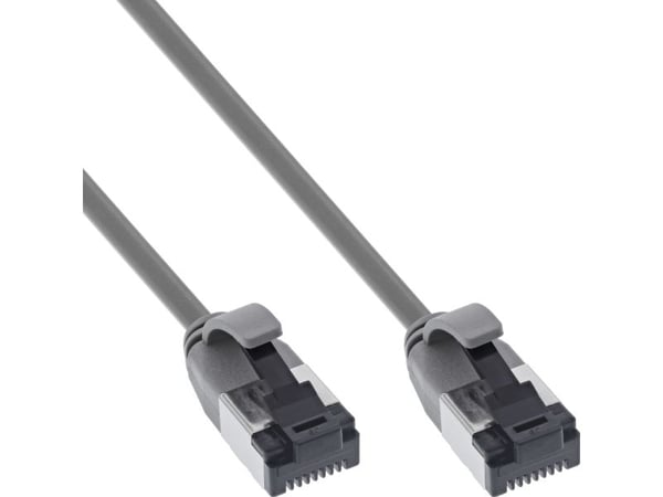 InLine 75313, 0,3 m, Cat8.1, U/FTP (STP), RJ-45, RJ-45, Grå