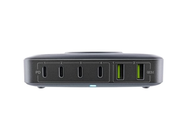 InLine 31517K, Innendørs, AC, 20 V, Trådløs lading, 1,8 m, Svart