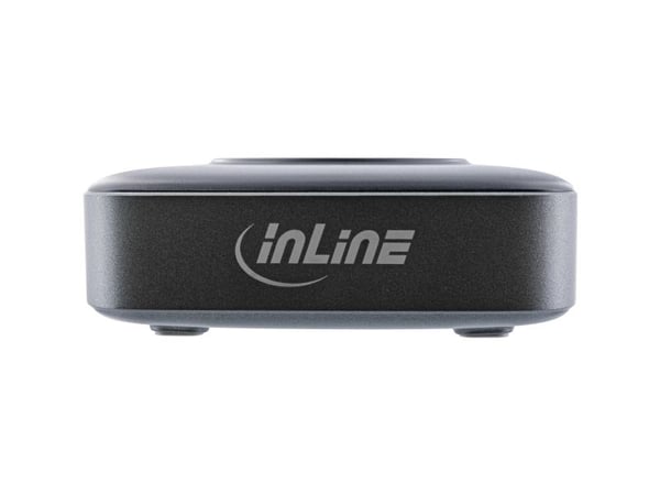InLine 31517K, Innendørs, AC, 20 V, Trådløs lading, 1,8 m, Svart