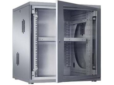 Rittal DK FlatBox - Rack - väggmontering - ljusgrå, RAL 7035 - 12U - 19"