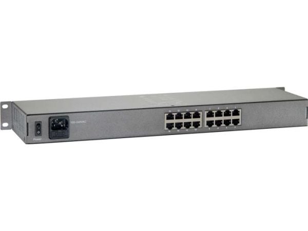 LevelOne FEP-1612W150 - Switch - 16 x 10/100 (PoE+) - rackmonterbar - PoE+