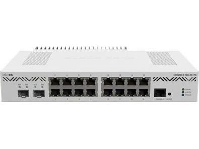 Mikrotik CCR2004-16G-2S+PC, Nopea Ethernet, Valkoinen