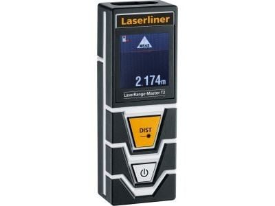 Laserliner LaserRange-Master T2, LCD, Svart, Oransje, Hvit, 1/4", AAA, 1,5 V, 0 - 40 °C