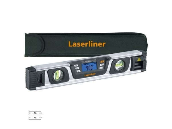 Laserliner DigiLevel Laser G40, 0,4 m, Grå, 0,5 mm, Grad, mm/m, LCD, AAA