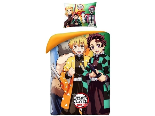 Demon Slayer Sengetøj (model 5) - 100 procent bomuld