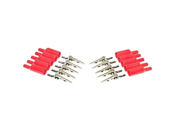 Mueller Electric BU-P2240-2 Alligator Clip Punainen Pituus: 54,61 mm 1 sarja 1 sarja
