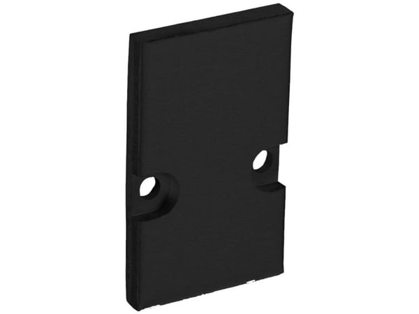 Barthelme 62399110_9005 endekapselsett aluminium (L x B x H) 3 x 18,4 x 30 mm 2 stk
