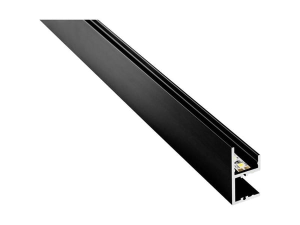 Barthelme 62399531_9005 BARdolino Muro LED-profil aluminium (L x B x H) 1000 x 18,4 x 37,3 mm 1 m
