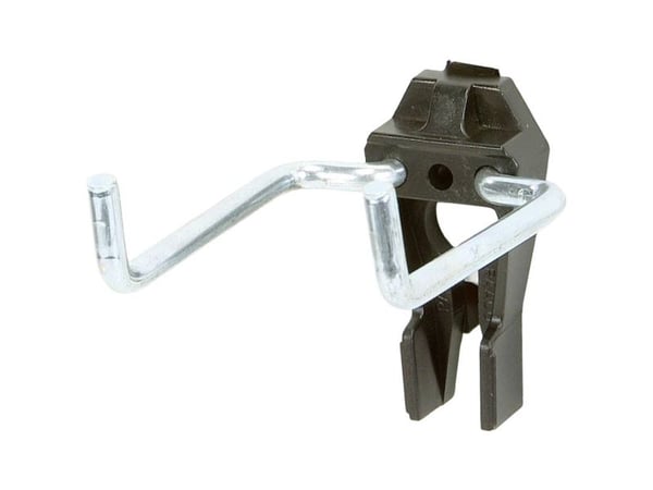 raaco CLIP 5, Passiv holder, Innendørs, Sort, Rustfritt stål