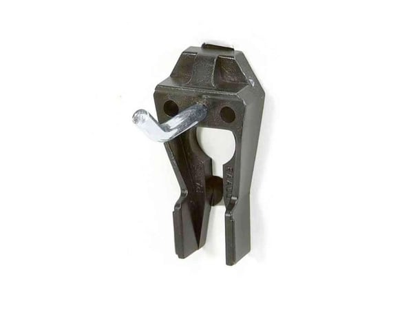 raaco CLIP 1, Passiv holder, Innendørs, Svart, Rustfritt stål