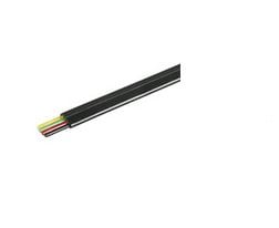 MicroConnect Telephone Cable - Samlet kabel - 100 m - svart