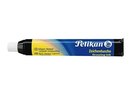 Pelikan blekk A, innhold: 9 ml patron, sort (17) spesielt egnet for tegnepenner, tegnepenner, pensler - 10 stk (201400)