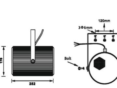 Omnitronic PS-30 - Kaiutin - PA-järjestelmään - 20 Watt - valkoinen
