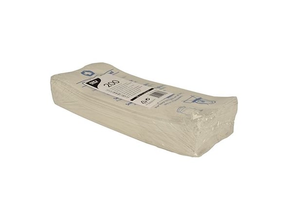 Papstar 12376, Hvit, 28 cm, 110 mm, 4 mm, 4 g, 200 stykker