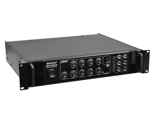 Omnitronic 80709786, 250 W, A/B, 0,5%, 85 dB, 80 - 16000 Hz, Klemmer