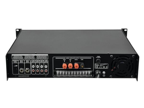 Omnitronic 80709786, 250 W, A/B, 0,5%, 85 dB, 80 - 16000 Hz, Klemmer