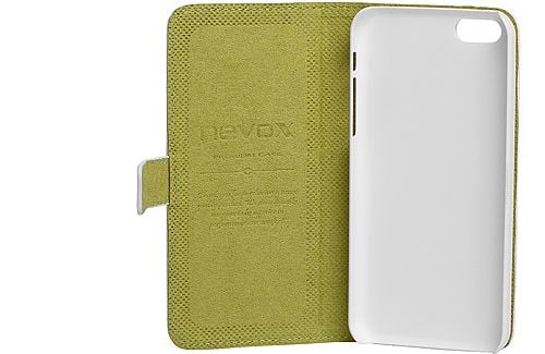 nevox 1174, Folio, Apple, iPhone 5c, Grønn, Hvit