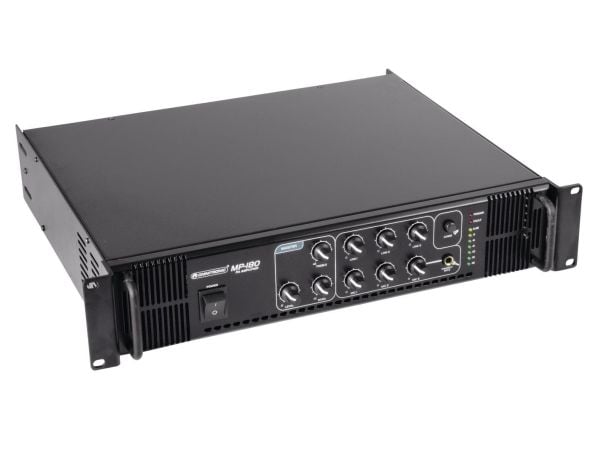 Omnitronic 80709630, 180 W, A/B, 0,5%, 85 dB, 80 - 14000 Hz, Klemmer