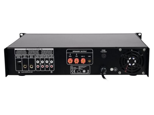 Omnitronic 80709630, 180 W, A/B, 0,5%, 85 dB, 80 - 14000 Hz, Klemmer