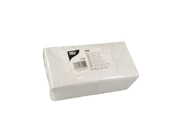 Papstar 82554, Vit, Mjukpapper, Monokromatiskt, 34 g/m ^, 250 mm, 250 mm