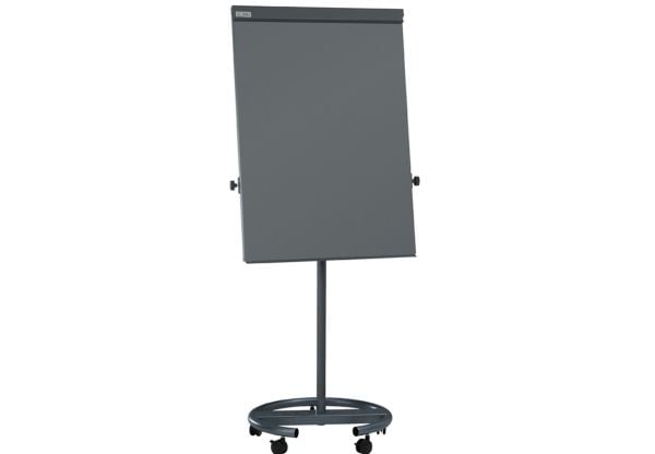 MAUL HEBEL flipchart funksjonell, mobil (B)700 x(T)1000 mm antrasitt, høydejusterbar fra 1.720 til 1.960 mm (63750-89)
