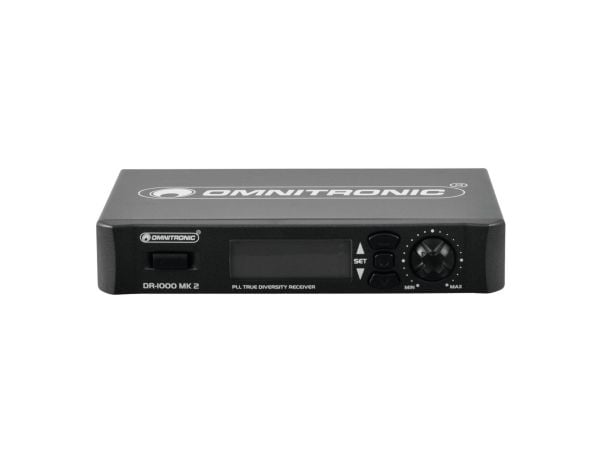 Omnitronic 13061092, Desktop, Ultra High Frequency (UHF), Avtagbar, 740 - 764 MHz, 40 - 18000 Hz, 1 kanaler