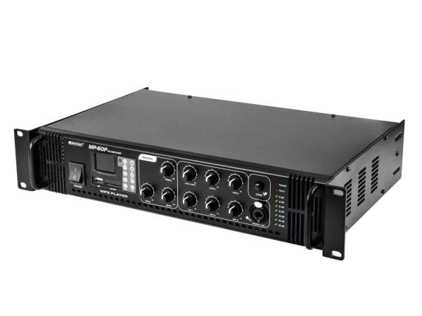 Omnitronic 80709611, 60 W, A/B, 0,5%, 85 dB, 80 - 14000 Hz, Klemmer