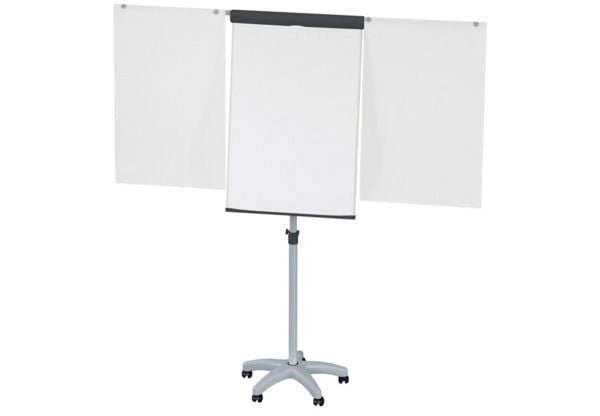 MAUL 6372682, Vapaasti seisova, 660 x 970 mm, Muotokuva, Muovi, Terästä, Harmaa, 5 renkaita